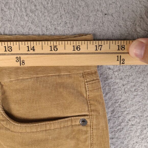 J. Crew Corduroy Pants Womens 30 S Brown Bootcut 33x30.5 Stretch Pockets Jeans - Picture 10 of 13
